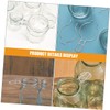 SHOWERORO 6Pcs Glass Canning Jar Accessories Wire Clamp Sealed Buckle
