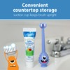 Dr. Brown's ToothScrubber Toothbrush, Three-Sided Toddler Training Toothbrush for Ages