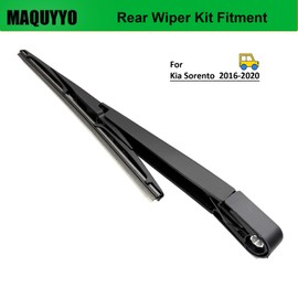 Rear Windshield Wiper Arm Blade Set Replacement for Kia Sorento 2016-2020, MAQUYYO Rear Windshield Wiper Blade Arm Kit Set Replace 98850-C5100