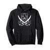 Kids Black Panther Pirate Skull Crossbones Black Panther Pullover Hoodie