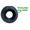 HowseHold Jockey Wheel Chock for Caravans and Trailers - Rubber