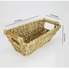 LILYCRAFT New Storage Woven Seagrass Basket with Handle (Style 1)