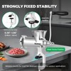 Huanyu Manual Meat Grinder-Heavy Duty Stainless Steel, Hand Crank Grinding