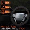 SUNBREATH Compatible with Hand Sewn Steering Wheel Cover for Honda