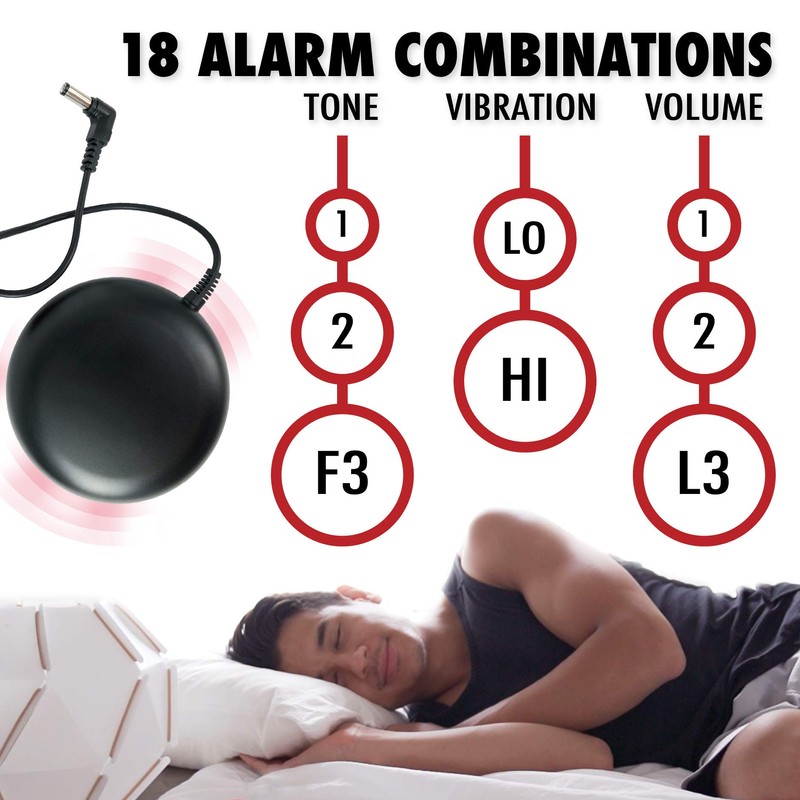 Geemarc WAKE 'N' SHAKE Dynamite - 95dB Loud Alarm Clock