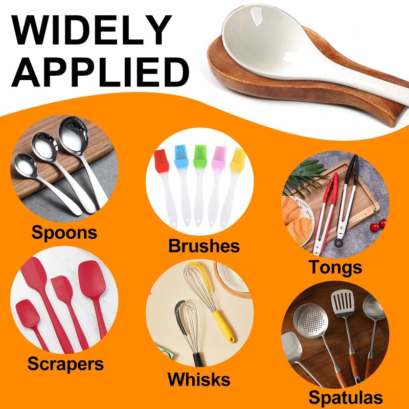 Wooden Spoon Rest Spoon Rest for Stove Top Kitchen Counter