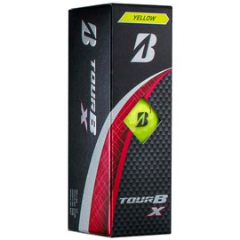 Bridgestone B4YXJ Tour B X Golf Balls, 2024 Model, 12 Balls, Yellow