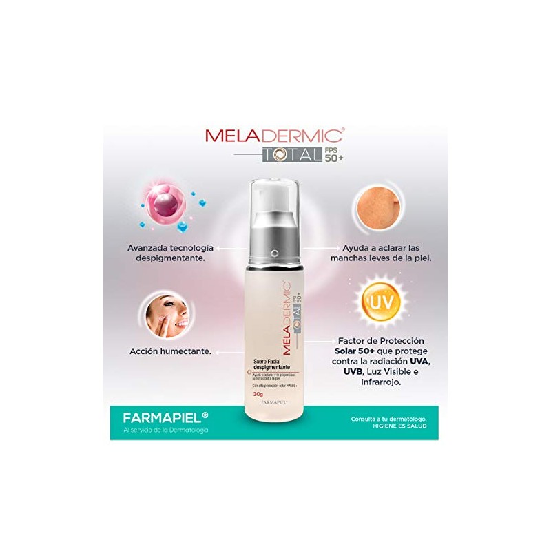 Meladermic Día Suero Despigmentante Protector Solar Serum Antimanchas 30g Unifica