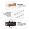 8 Pcs Stainless Steel Barbecue Fork Roasting Stick with Temperature