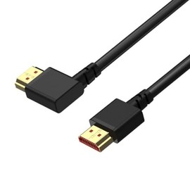 BOOC Straight Right Bend HDMI Elbow HD Video Cable 2.1 4K Computer Monitor (1.5m)