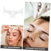 VICASKY 5pcs Eyebrow Symmetry Ruler Tattooing Mapping Tools Brow Stencil