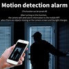 1080P 2.8mm Focal WiFi Surveillance Clock Camera Active Motion Detection