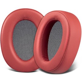 SOULWIT Replacement Earpads Cushions for Sony WH-H900N (h.Ear on 2 Wireless) & MDR 100ABN (h.Ear on Wireless) Noise Canceling Over-Ear Headphones, Ear Pads with Noise Isolation Foam - Orange
