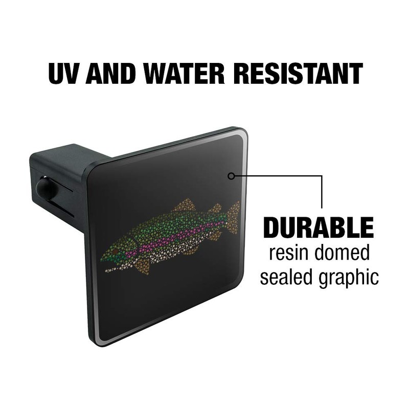 GRAPHICS & MORE Rainbow Trout Fish Dots Spots Pattern Tow