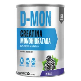Creatina Suplemento Monohidratada D-mon 250g 50 Servicios Sabor Moras