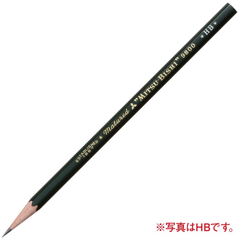 Mitsubishi Pencil K9800F 9800 F Pencil, 1 Dozen