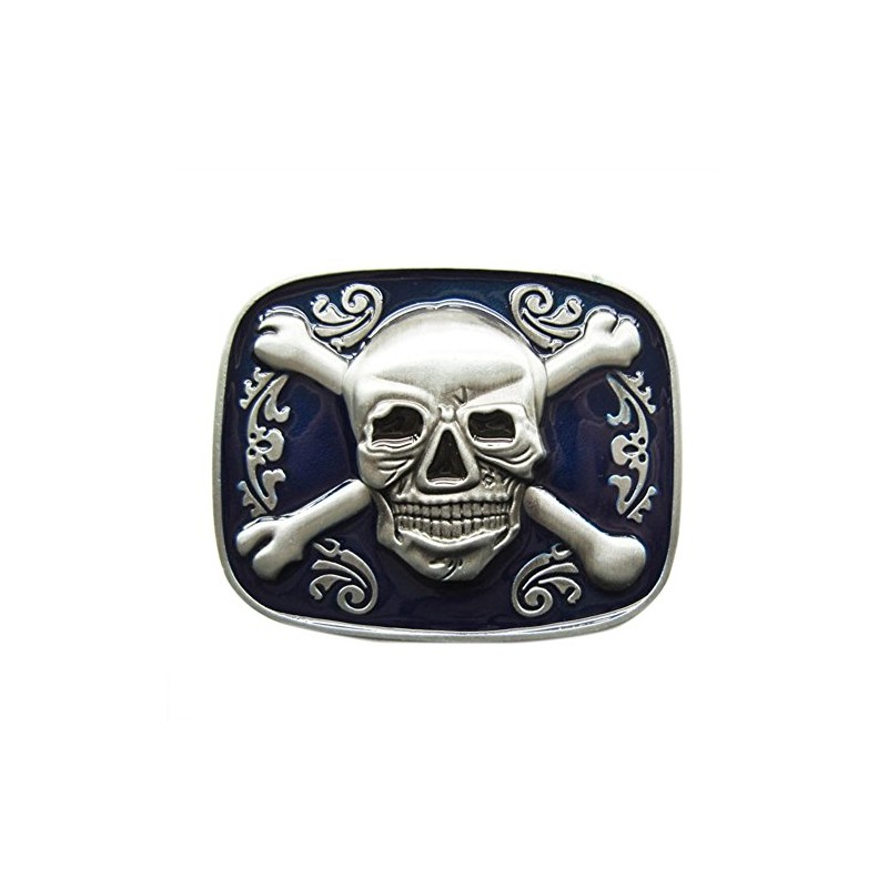 Urban Backwoods Crossed Bones & Skull Belt Buckle for Interchangeable