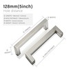 Redunest Cabinet Pulls Brushed Nickel Cabinet Handles Square Drawer Pulls,