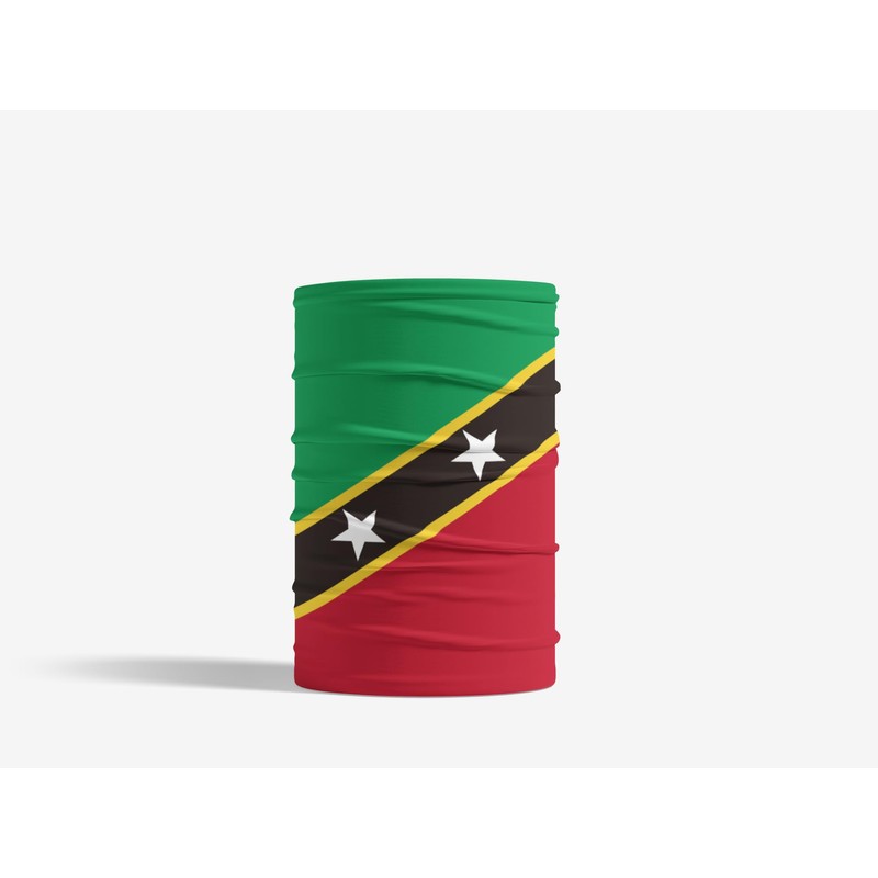 Caribe Heart Saint Kitts & Nevis Bandana/Neck Gaiter/Headwrap