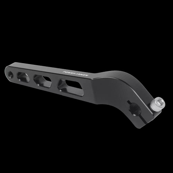 POWERJAMES Black Shift Lever Shifter for Harley 91-17 Dyna FXDB