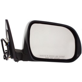 FITRITE AUTO PARTS New Right Passenger Side Power Mirror For 2008-2013 Toyota Highlander, Manual Folding, Non-Heated, Without Puddle Light, Hybrid, Paintable TO1321245 8791048341