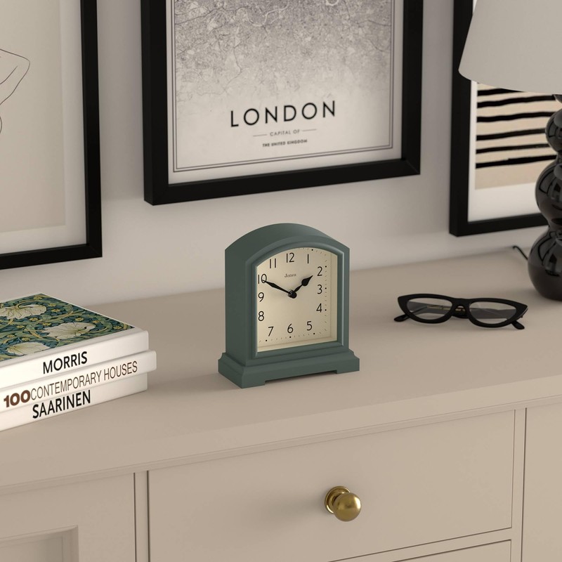 JONES CLOCKS Tavern Mantel Clock | Modern Arch Design |