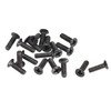 sourcing map M3.5 x 12mm Phillips Screw Fastener Black for