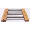 MIK funshopping Organic Bamboo Trivet for Kitchen, Dining Table, Garden