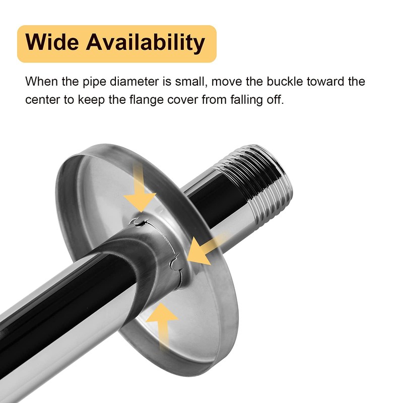 OFFO Shower Arm Flange 2.5 Inches in Outer Diameter Replacement