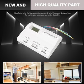 83303362 Digital Thermostat Rv Thermostat Heat/Cool T-Stat Wall Compatible with Coleman Mach 8330-336 337 338 339 368 386 Air Conditioner Thermostat White Temperature Range -1°C-37°C