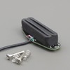 FLEOR Dual Hot Rail Humbucker Single-Coil-Sized Guitar Humbucker Pickup(6-7K), Full