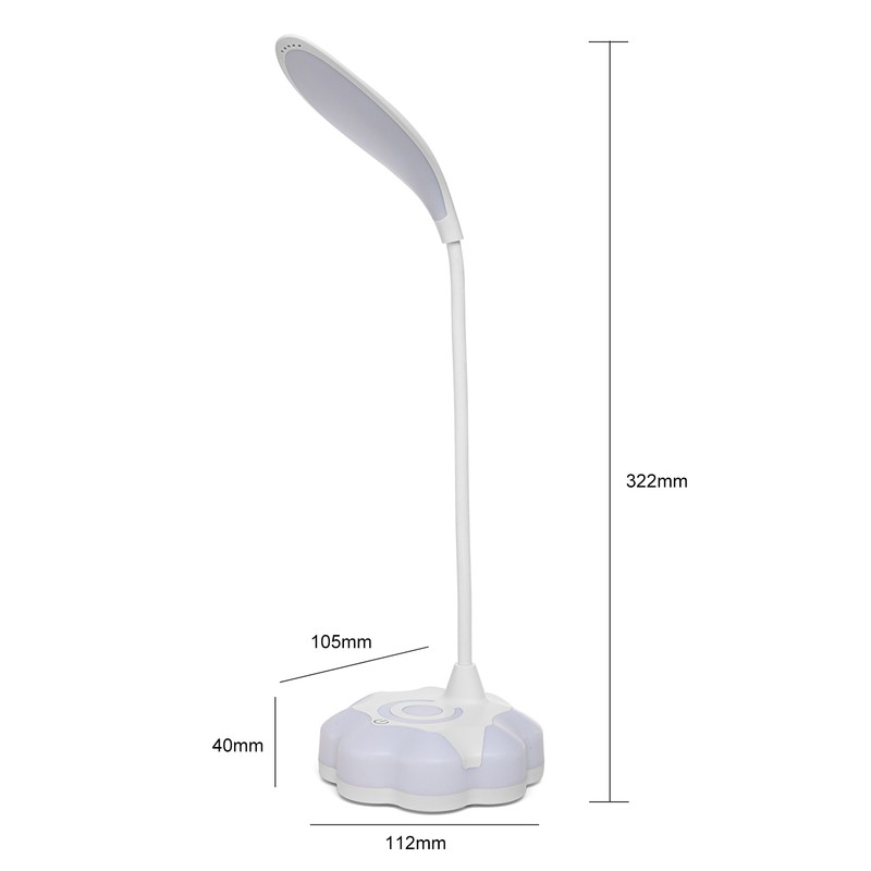 Eye Protections Leds Table Lamp Home Office Touching Control Eye-caring