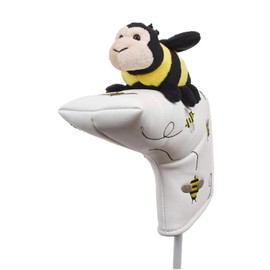 HOKSHIN KOKEI WHC1791 Putter Cover, White/Yellow, For PT [Pin/Blade Type]