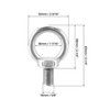 QWORK Shoulder Lifting Ring Eye Bolt, 5 Pack 304 Stainless