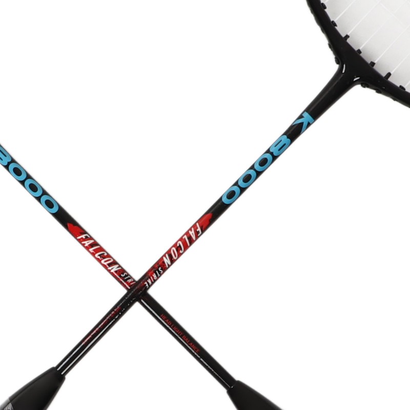 2PCS Badminton Rackets Iron Alloy Frame Integrated Shuttlecock Racquets for