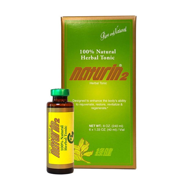 Naturin2 Herbal Tonic Health Drink (1 Box, 6 Vials)