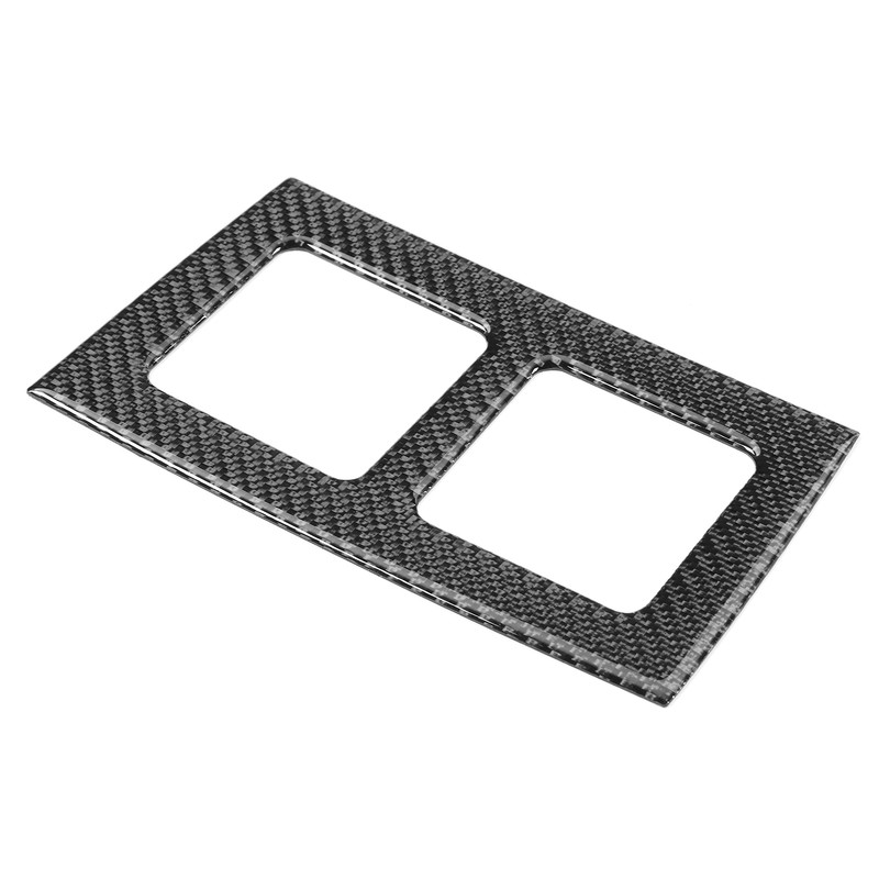 Carbon Fiber Rear Air Outlet Vent Cover Trim Fit for