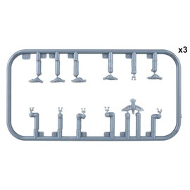 Mini Art 38036 1:35 Figures Pigeons (36) Faithful Replica Model Building Kit Plastic Craft Hobby Gluing Model Kit Assembly Unpainted