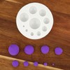 Half Round Ball Polymer Clay Molds, Silicone Clay Half Sphere