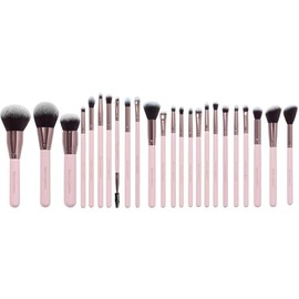 Beauty Creations Set De Brochas Pretty And Perfect 24 Piezas Con Estuche Color Rosa