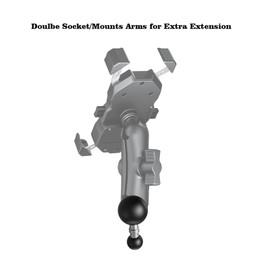 1 x ball head 1 inch to 0.67 inch ball head compatible with RAM dual socket arm ball adapter (R10)