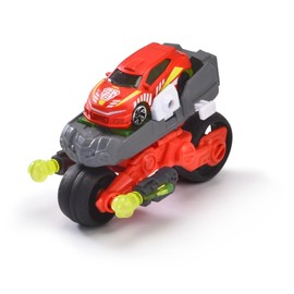 Dickie Toys - Transformer Vehicle Drone Bike - 12 cm, 2-in-1 Vehicle (Motorcycle & Aircraft) for Children from 3 Years, Children's Toy with Many Features, 203792001, Multicoloured