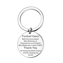 FMCC Football Coach Gifts for Men Thank You Football Coach Gifts Keyring Behind Every Player Is A Coach Who Believed in Them First Football Manager