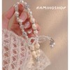 KAMIHO Beaded Strap, Korean Smartphone Strap, Cute Wrist, Smartphone Chain,