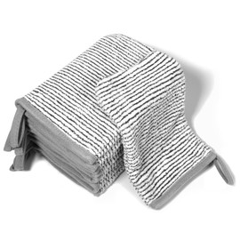 PHOGARY Pack of 8 Face Cloths Coral Fleece Wash Gloves, 13 x 20 cm Wash Mitts Soft Face Glove, Bath Fun Cloth, Reusable Makeup Remover Gloves