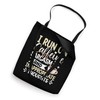 I Run On Caffeine Sarcasm and Inappropriate Thoughts Tote Bag