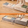 KitHero 6 Inches Under Bed Storage with Wheels Pack of