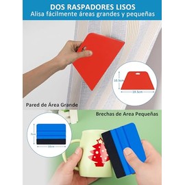 Papel Tapiz Juego de Herramientas, Kit de Herramientas de Alisado para Aplicar Papel Pintado Despegable y Pegar, Baldosas de Vinilo