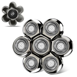 7D Floating Head Compatible with SHPAVVER Replacement Heads,Head Shaver Replacement Heads Compatible with SHPAVVER Electirc Shaver for Men,7D Head Shavers for Bald Men.