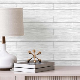 Main Street 12-Pack of 11 x 16" Peel and Stick Eco-Friendly Wallpaper Sheets – Red Brick Design, Removable, Easy-to-Apply Stick-On Wall Décor